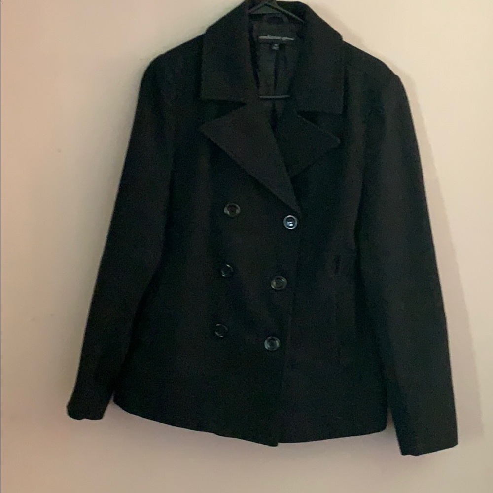 Black Peacoat (size M)